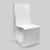 White Chair for temporary home office solutions by Dufaylite